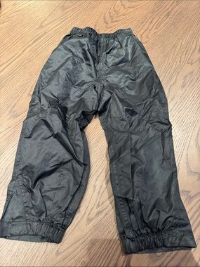 Men's Black Waterproof Rain Pants